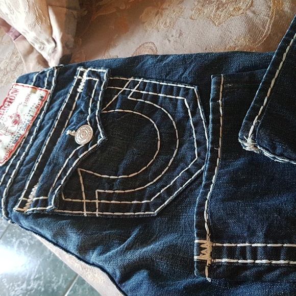 Vintage true religion jeans size 34 BILLY SUPER T blue - Picture 2 of 4